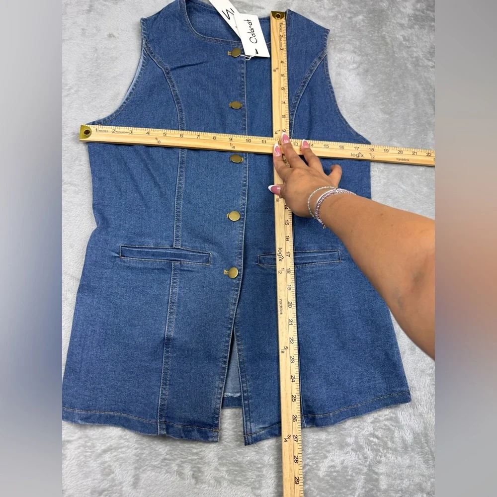 Colarrat denim vest sz medium - Picture 3 of 6